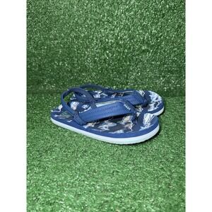 Reef Sandals Toddler Size 12 Little Ahi Blue Strappy Slip On Walking Beach Slide
